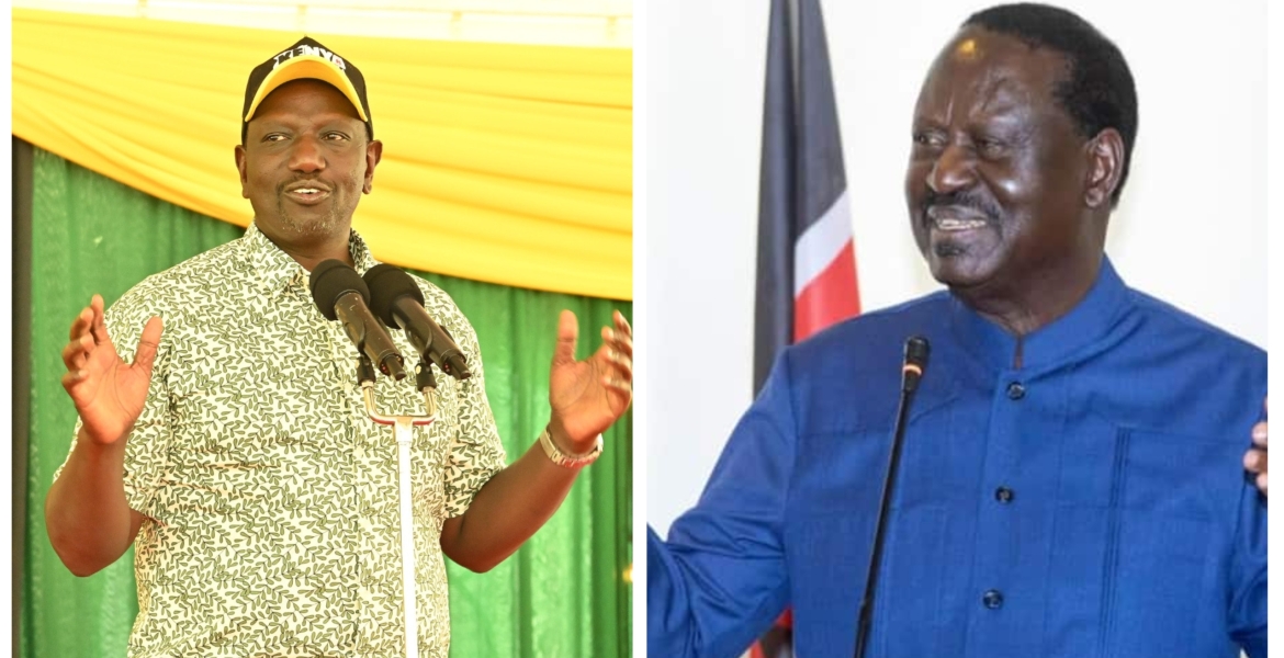 Raila, Ruto Differ on the Use of Manual Voter Register in August Elections