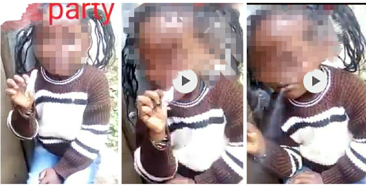 Kenya Police Probing Viral Video of a Child Smoking Marijuana