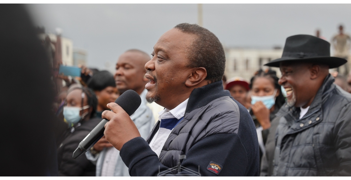 Uhuru Tells Off Ruto Camp as He Campaigns for Raila, Karua in Nairobi