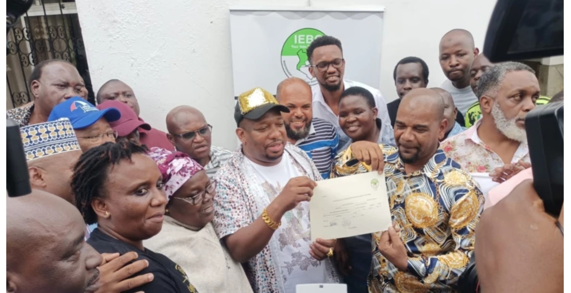 Mombasa Governor Race Hots Up as Mike Sonko is Officially Cleared by IEBC