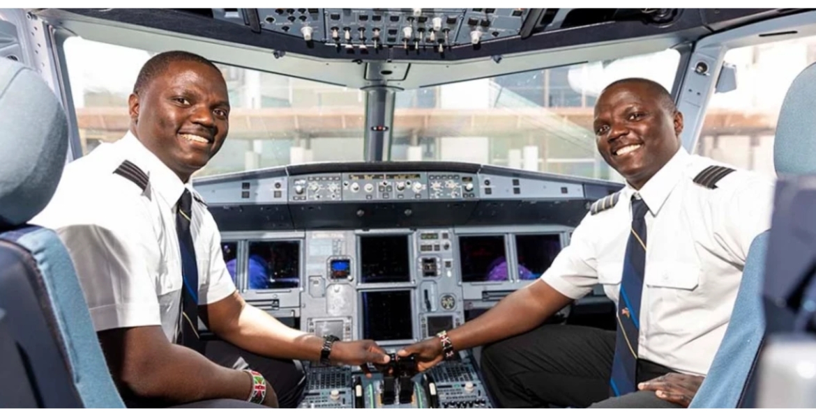 Meet Alex and Alan, Kenyan Identical Twins Working as Pilots for the Same US Airline