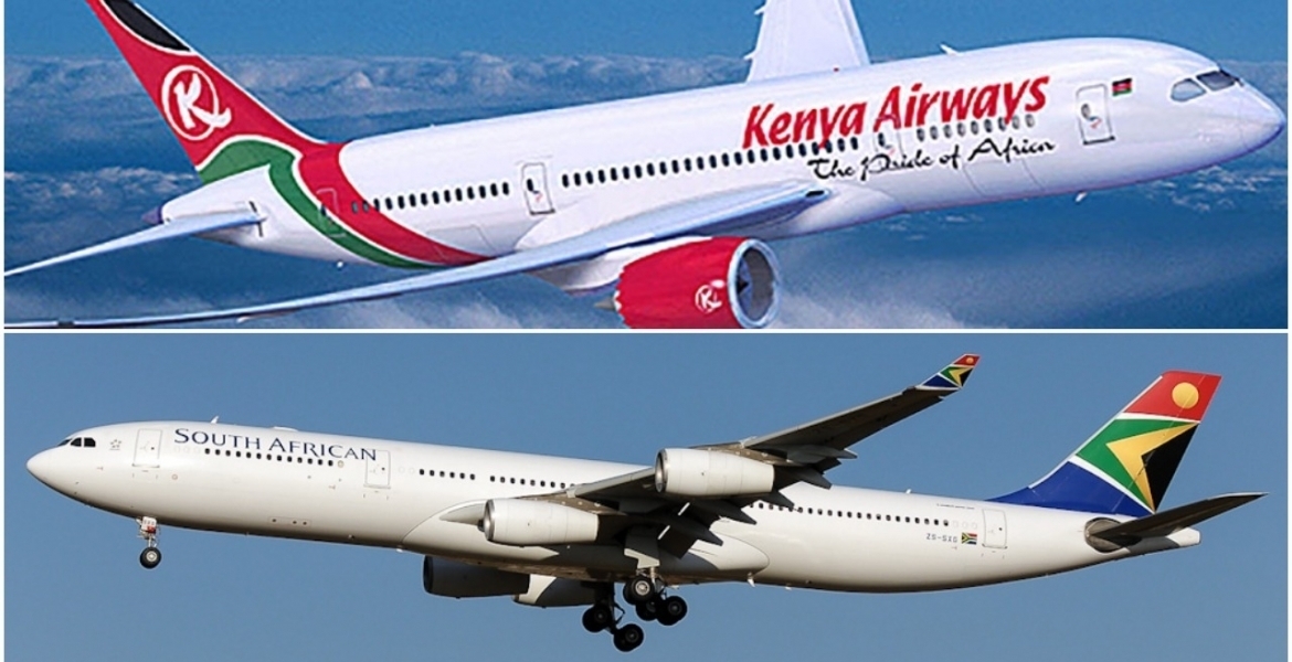 Kenya Airways and South African Airways Sign Code-Share Deal for African Travel