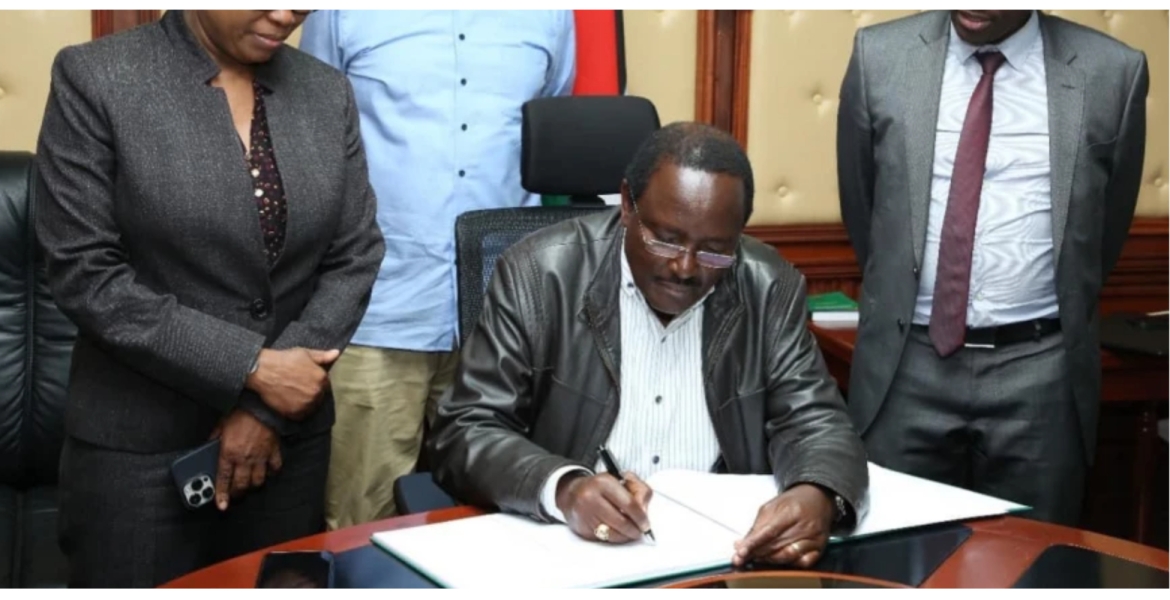 Kalonzo Musyoka Joins Race for the National Assembly Speaker Post