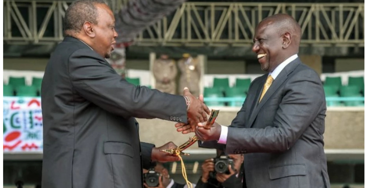 Change of Guard: Uhuru Hands over Instruments of Power to Ruto