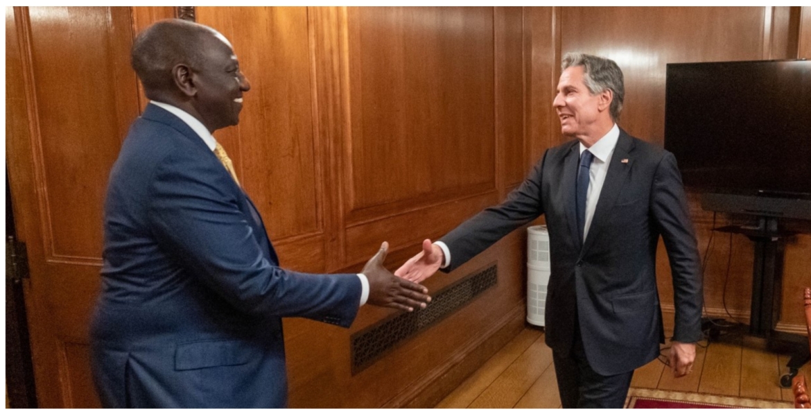 Ruto Holds Talks with US Secretary of State Anthony Blinken in New York