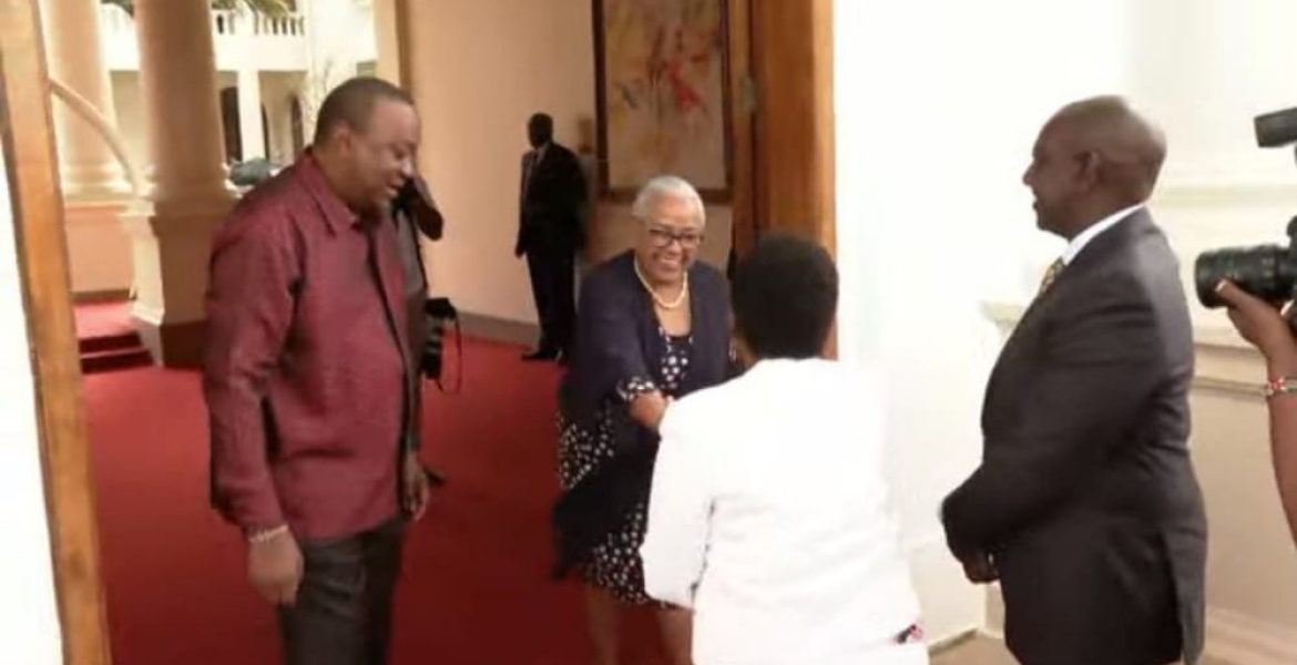 Uhuru Meets President-elect Ruto at State House Ahead of His Swearing-in