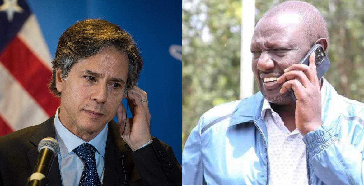 US Secretary of State Blinken Commends President Ruto for Critical Role in Regional Peace