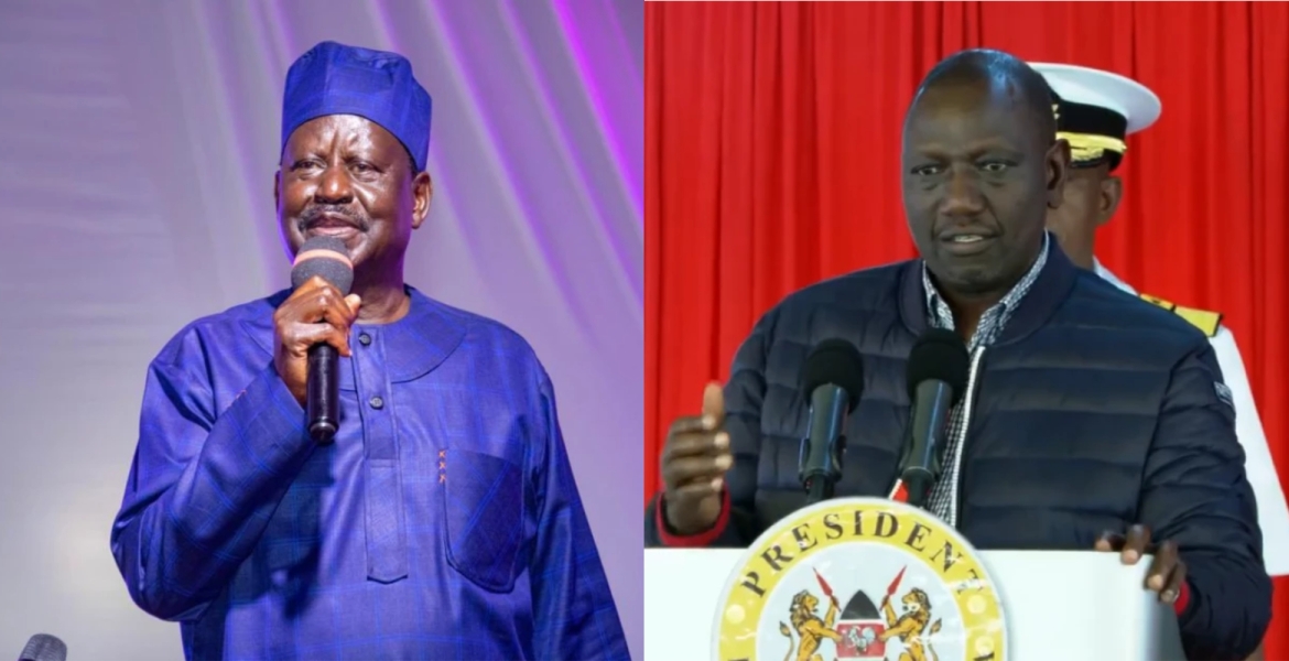 President Ruto Tells Off Raila for Opposing Proposal to Increase Pension Contributions