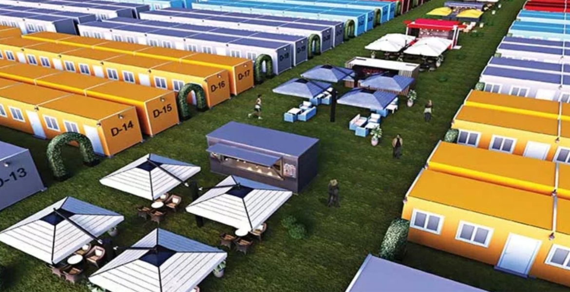 Cabins in Fan Villages in Qatar to be Donated to the Homeless in Kenya