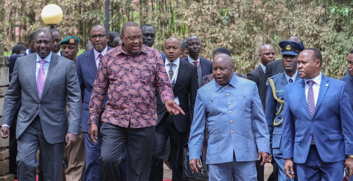 Ruto, Uhuru Meet in Public for the First Time Since Inauguration Day