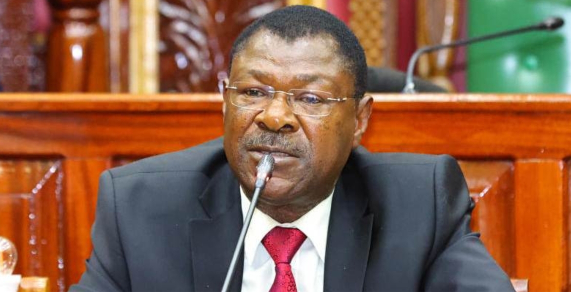 Speaker Wetang’ula Calls for Arrest of Suspect Impersonating Him on Twitter