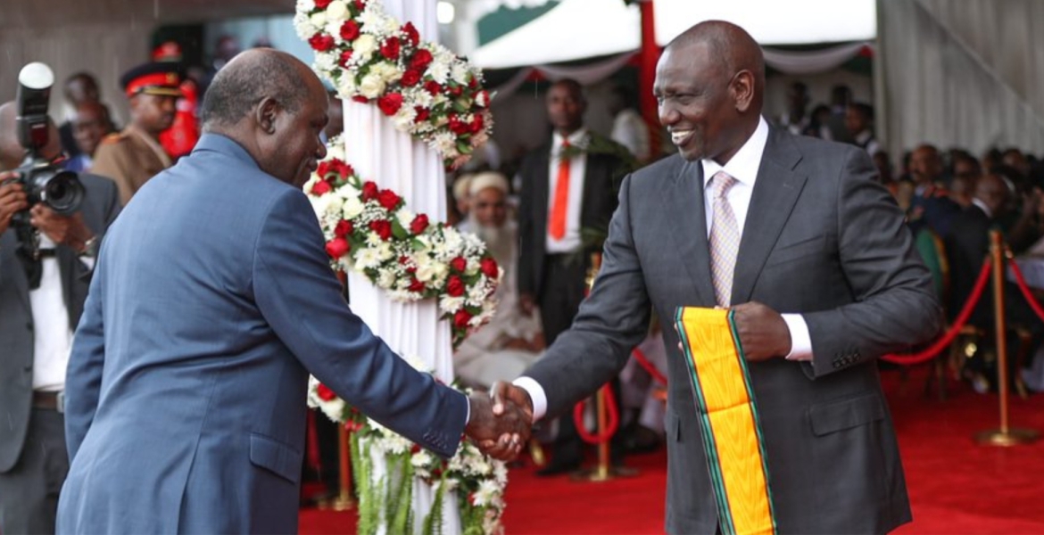 Ruto Awards IEBC Chair Wafula Chebukati with Second Highest National Honor