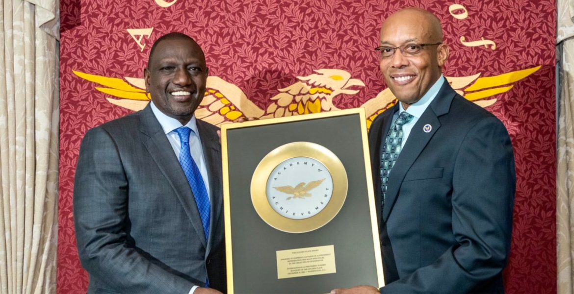 President Ruto Inducted into the American Academy of Achievement