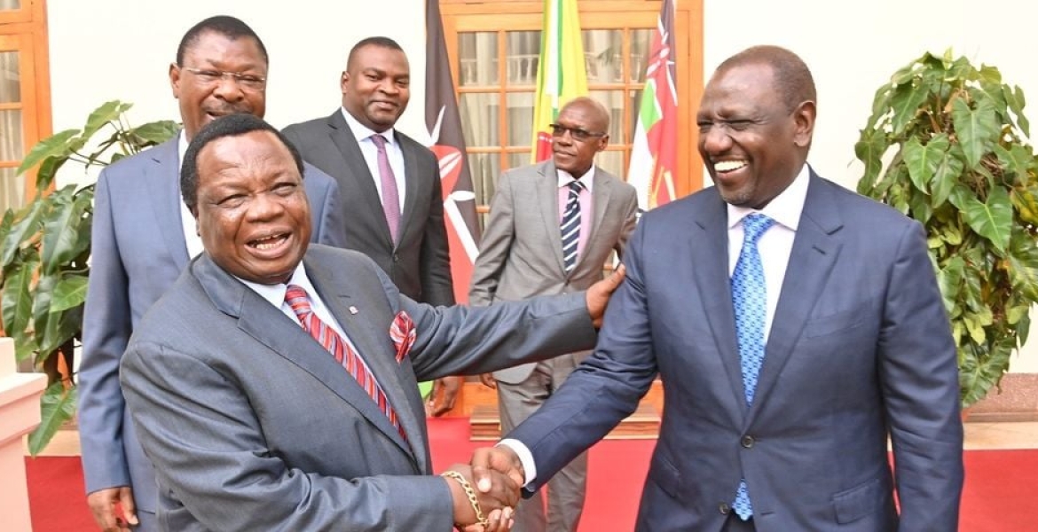 President Ruto Meets Cotu Secretary-General Francis Atwoli at State House