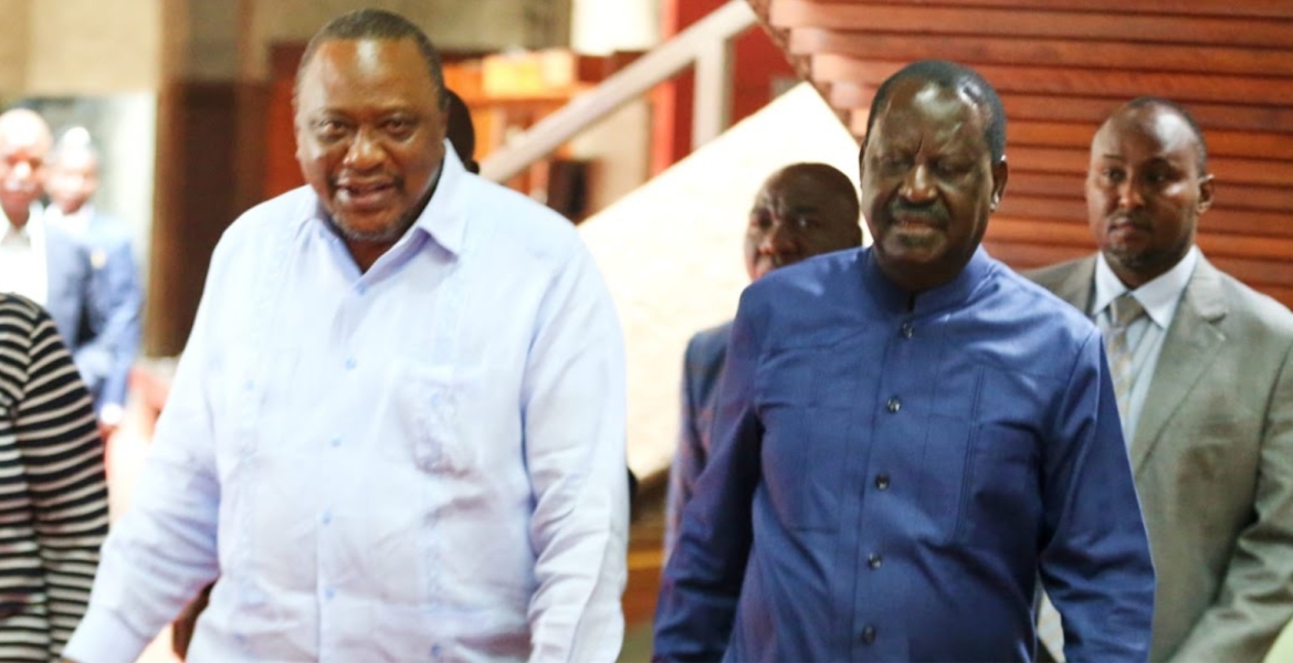Raila Responds to Reports of Uhuru Resigning from Azimio Coalition