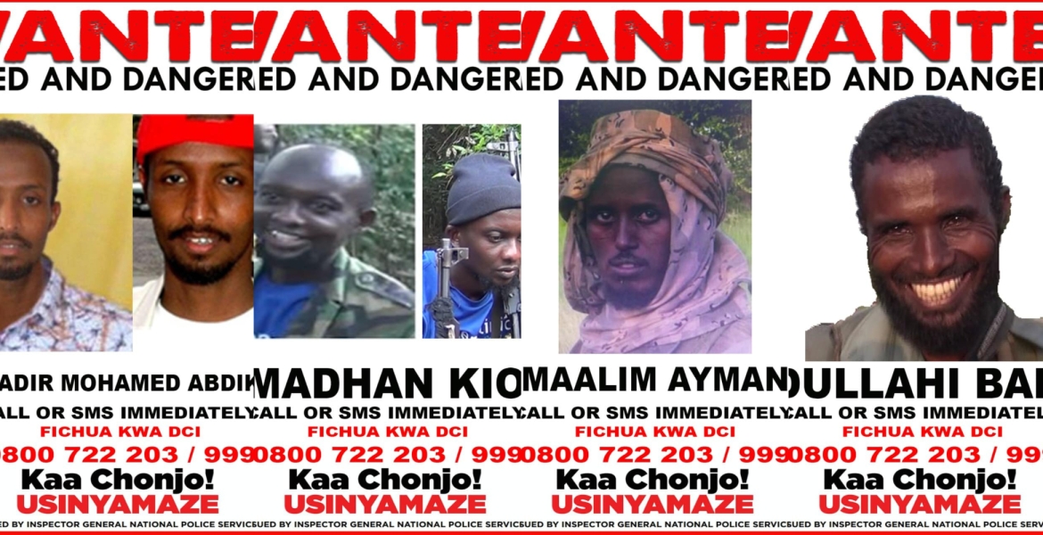 DCI Seeks Public's Help to Capture Al-Shabaab Terror Suspects Linked to Attacks in Kenya