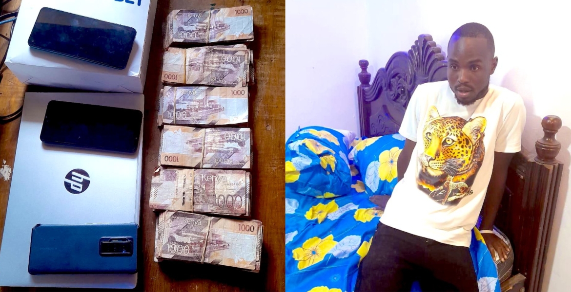 Online Scammer Arrested with Sh600,000 Following a Mombasa Sacco Heist