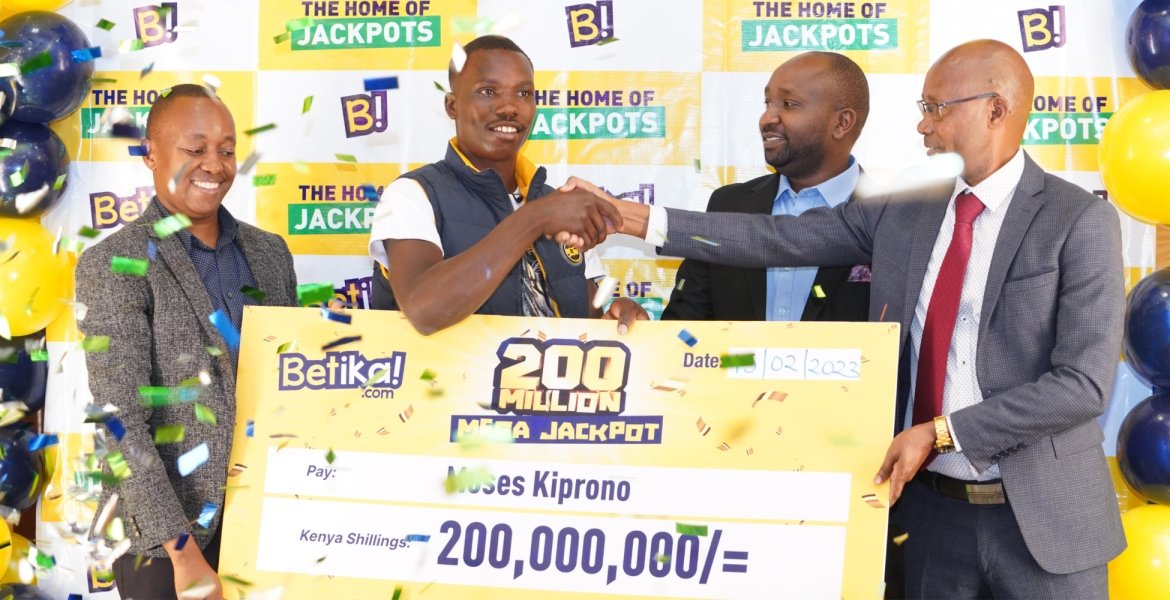 23-year-old Kenyan Farmer Wins Sh200 Million Betika Mega Jackpot