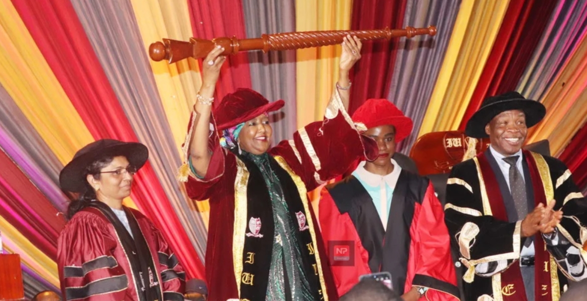 Former CS Amina Mohamed Appointed Chancellor of International University of East Africa