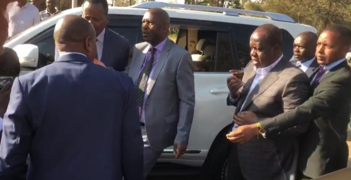 Matiang’i Leaves DCI Headquarters After Six Hours of Grilling