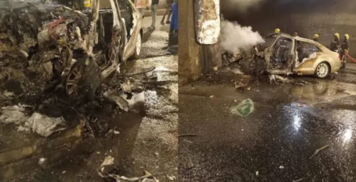 Driver Burnt to Death in 1am Crash on Thika Superhighway