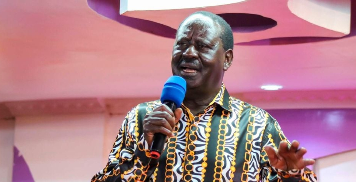 Raila Accuses Gachagua of Planning Violence Against Peaceful Protesters During Azimio Demos