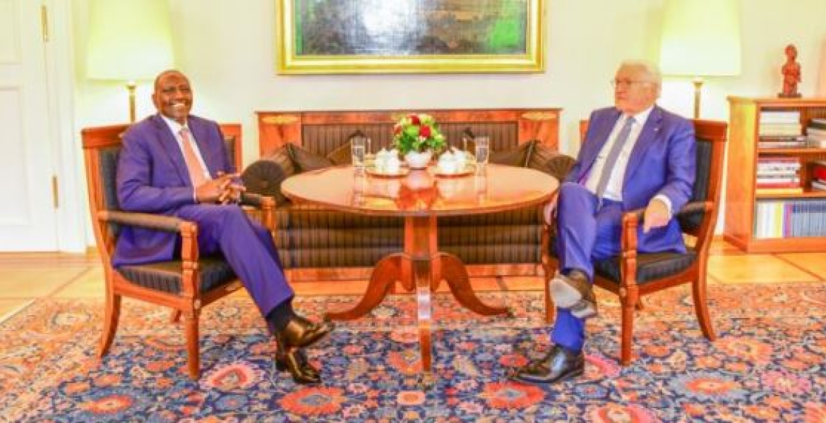 Ruto Holds Talks with German President Frank-Walter Steinmeier in Berlin