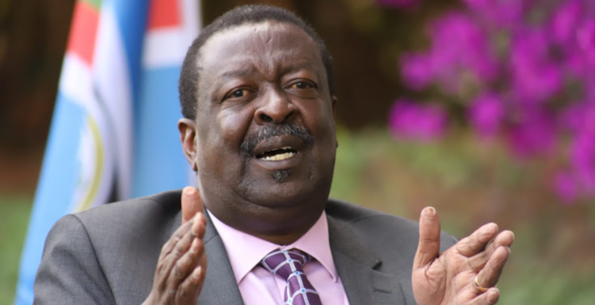 Mudavadi Tells Uhuru to Relinquish Jubilee Leadership, Focus on Peacekeeping