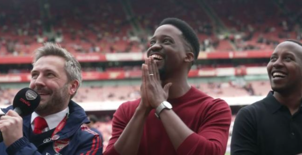 Kenyan Arsenal Fan Enjoys Free London Flight, VIP Treatment After Winning Global Project