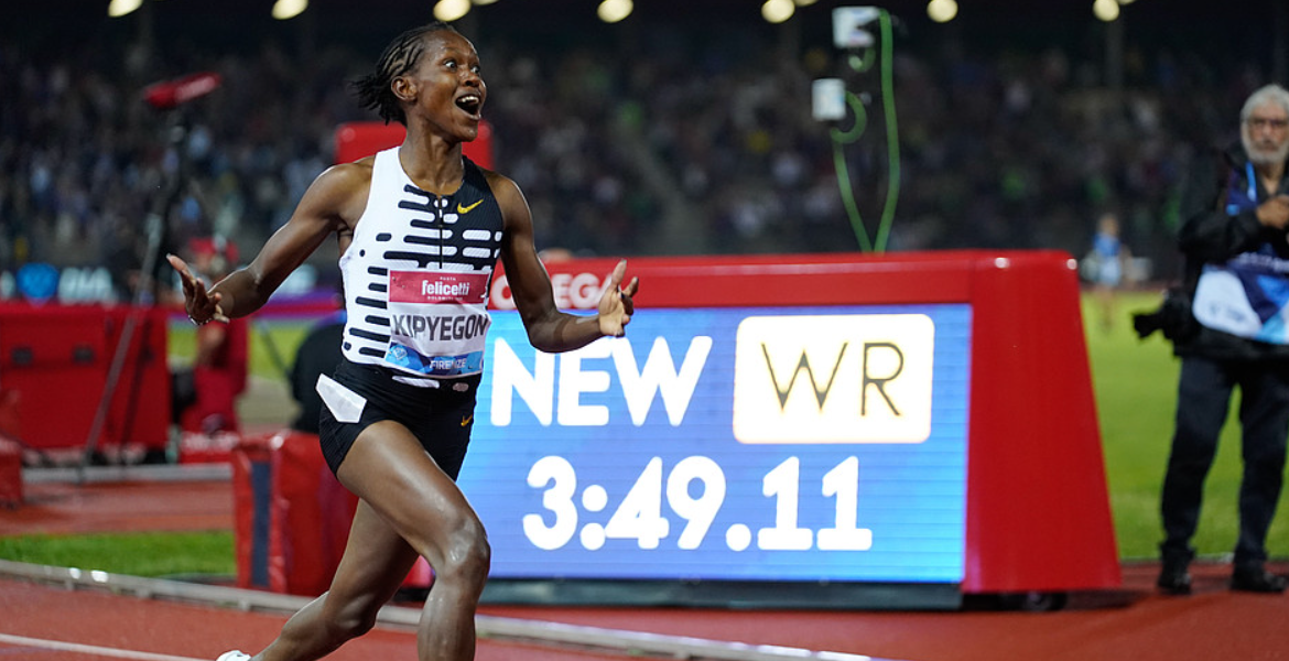 Kipyegon Breaks World 1500M Record in Florence, Italy