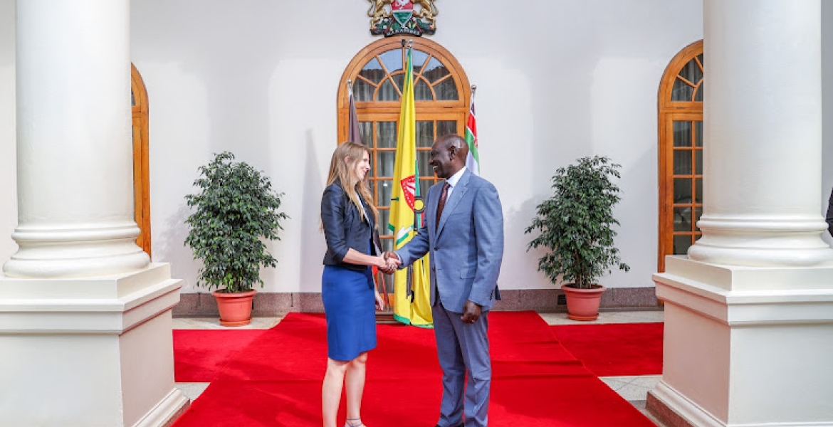 Ruto Bids Farewell to Outgoing UK High Commissioner to Kenya, Jane Marriott
