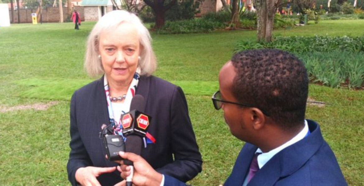 US Ambassador to Kenya Meg Whittman Addressing the Press on July 3, 2023 US Ambassador Meg Whitman: Why Finance Act Will Attract American Investors