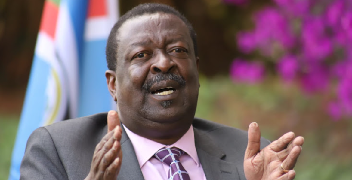 Raila 10 Million Signature Drive an Exercise in Futility, Says Musalia Mudavadi