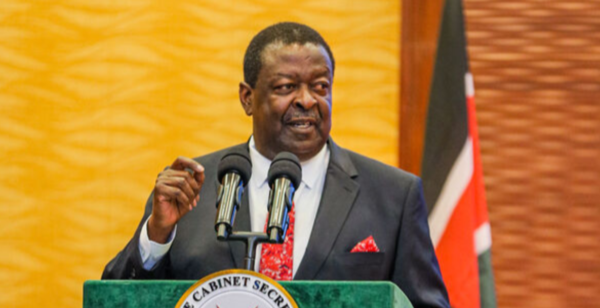 Mudavadi Slams Court for Suspending Finance Act Implementation