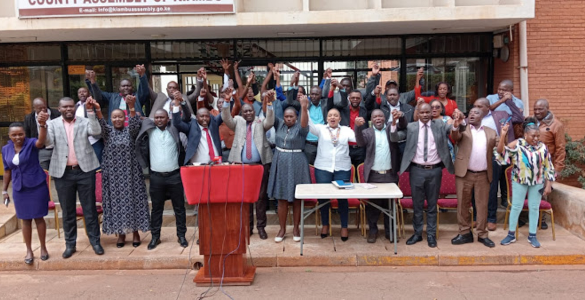 Kiambu Governor Wamatangi Under Fire as MCAs Threaten to Impeach Him