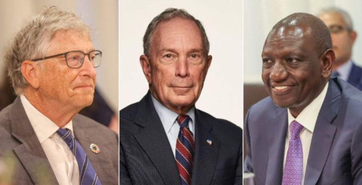 Ruto Meets US Billionaires Bill Gates, Michael Bloomberg