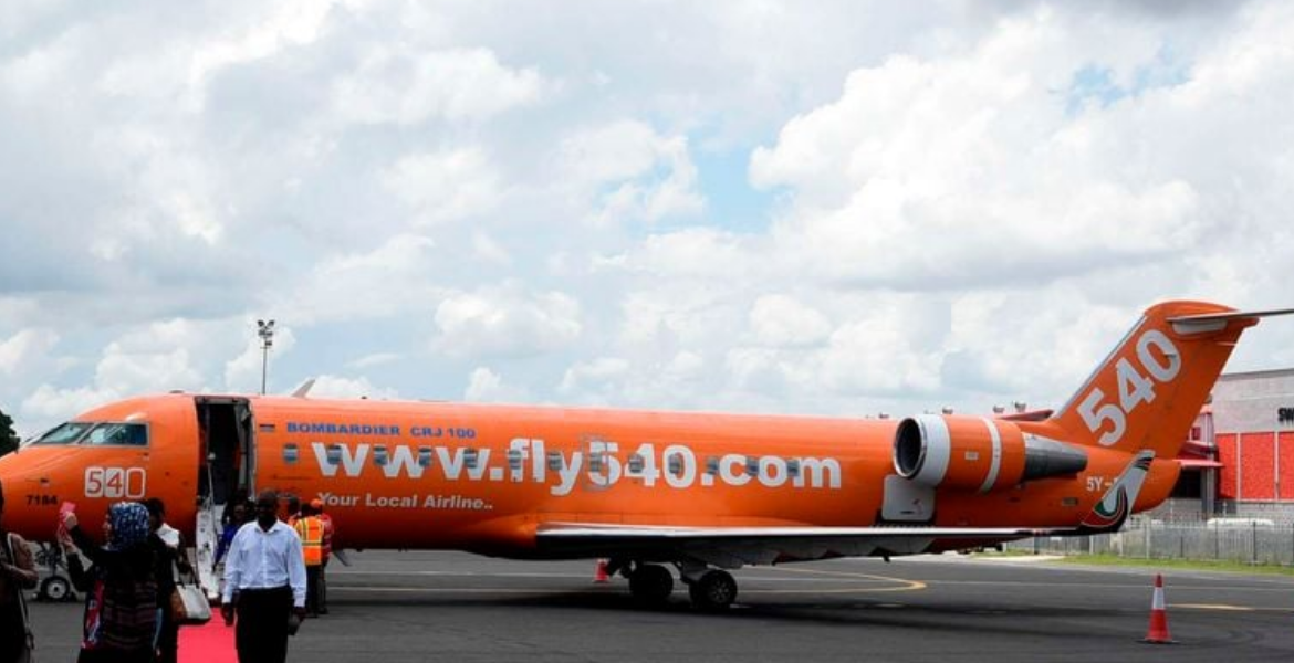 A Fly540 Plane Kenyan Airline to Pay Woman with Disability Sh400,000 for Discrimination