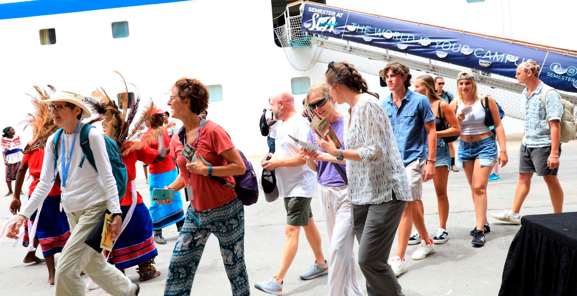 Tourists Disembark From a Cruise Ship That Docked at the Port of Mombasa on January 26, 2023 Kenya to Compel Foreigners to Buy Local Health Cover