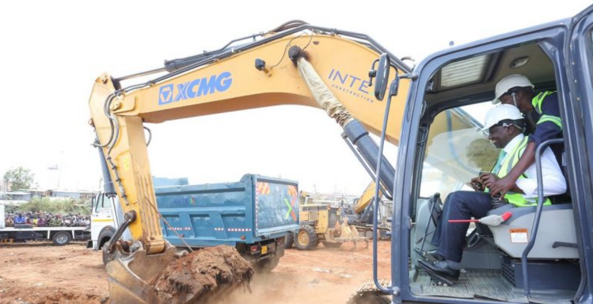 Bulldozers Descend on Palatial Homes in Mavoko After Ruto Gives Green Light