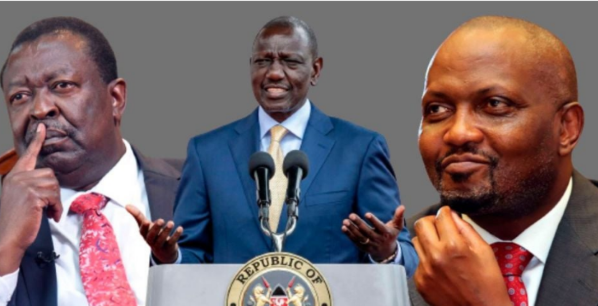 Who Will Check Civil Servants? Ruto Clarifies Mudavadi, Kuria Roles