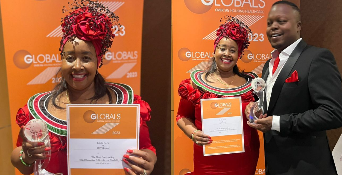 Kenyan Woman Honored in London for Helping People with Disabilities