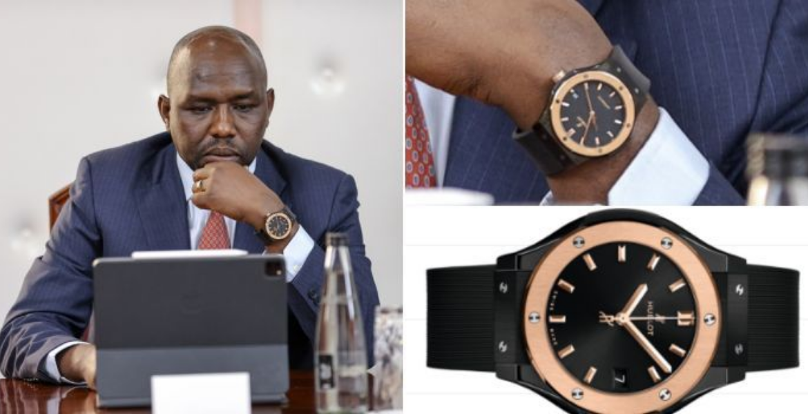Cabinet Secretary Kipchumba Murkomen Expounds on Passion for Expensive Watches