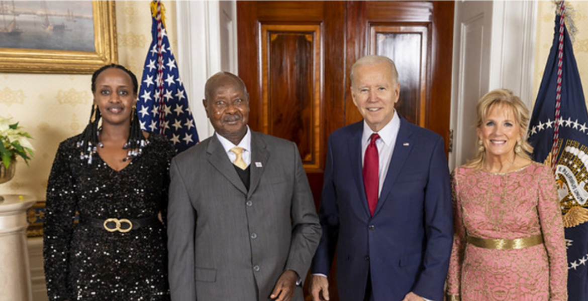 President Yoweri Kaguta Museveni (second left) and his US counterpart Joe Biden (second right) with Uganda's First Daughter Natasha Karugire and US First Lady Jill Biden (right) at the White House in 2022 You're Wasting Your Time, Museveni Brushes Off Biden