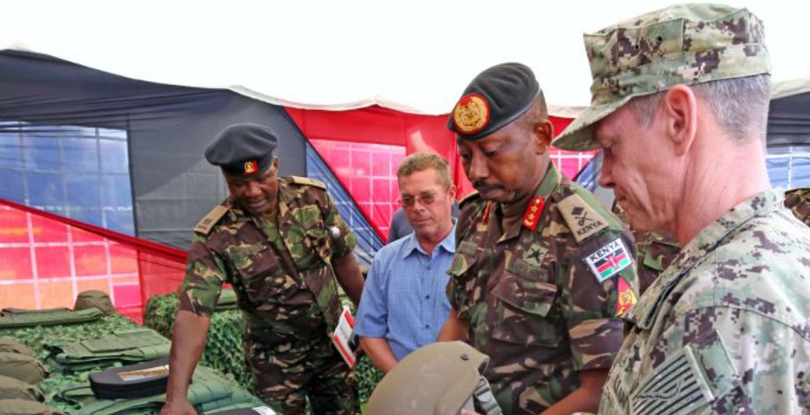 KDF Receives Sh223 Million Worth of Military Gear from the US