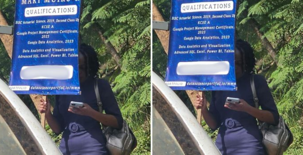 Graduate Who Begged for Jobs in Nairobi Streets Refutes Misinformation About Securing US Job