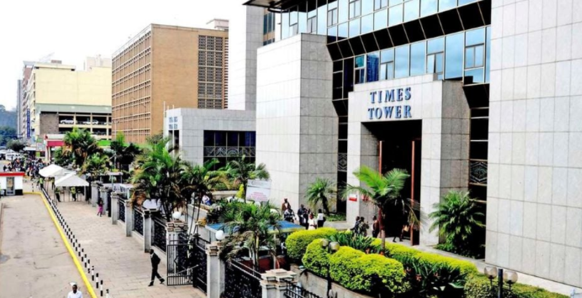 Times Tower, the Kenya Revenue Authority's head office in Nairobi KRA Targets Kenyans Working at Diplomatic Institutions