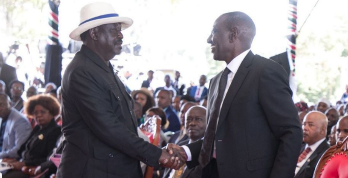 Ruto to Formally Endorse Raila Odinga's AU Bid Next Week