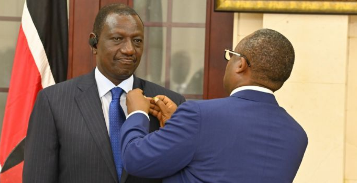 Ruto Awarded Another Top Honor in Guinea Bissau