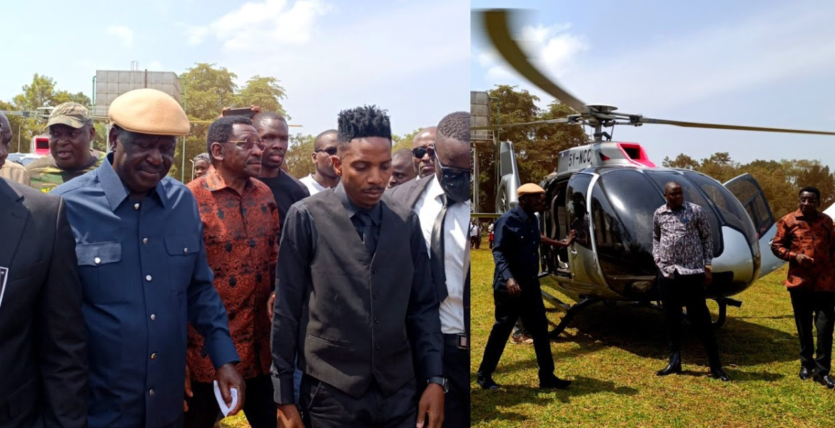Odinga Breaks Silence at Fred Omondi's Funeral, Condemns Police Brutality
