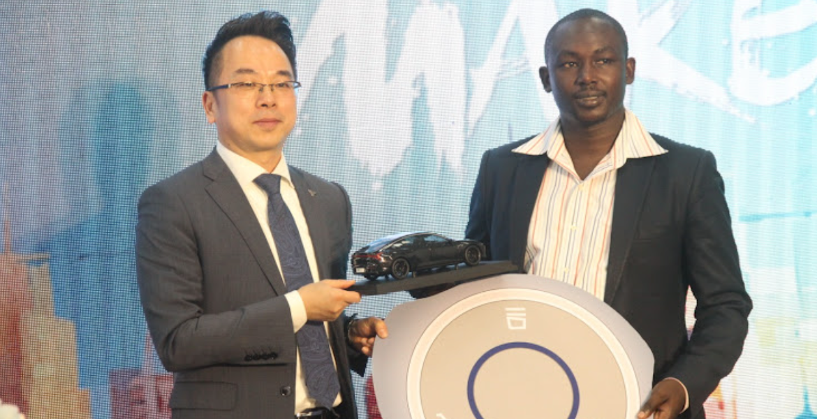 Neta Overseas Business General Manager Zhou Jiang and Paul Mwai Kenya Poised to Lead East African EV Revolution with MojaEV Launch